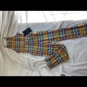 Urban Outfitters Hattie Plaid Jumpsuit